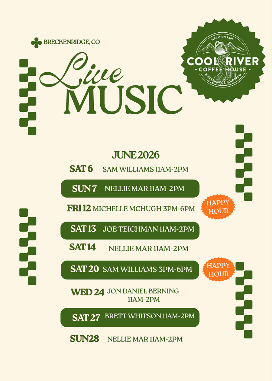cool river live music june 2026